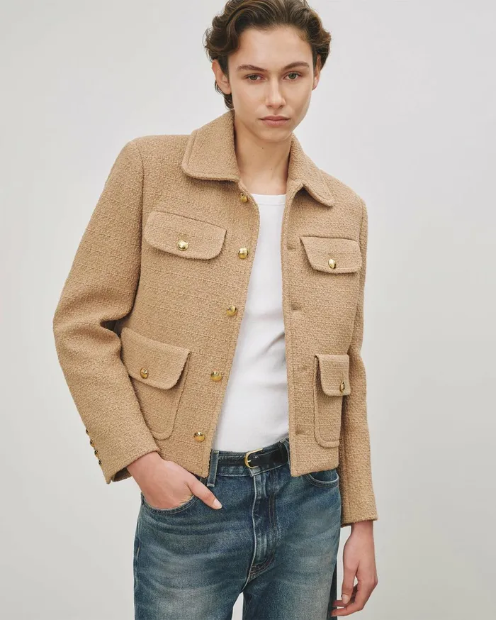 Nili Lotan PALOMA JACKET Black Women Jackets and Blazers