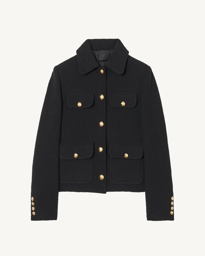 Nili Lotan PALOMA JACKET Black Women Jackets and Blazers