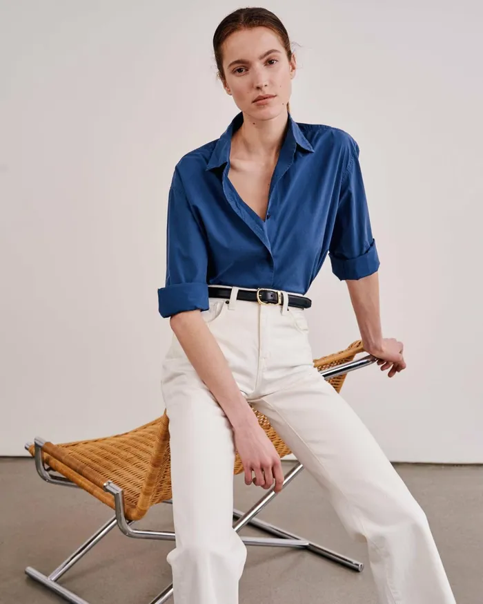 Nili Lotan YORKE SHIRT White Women Tops