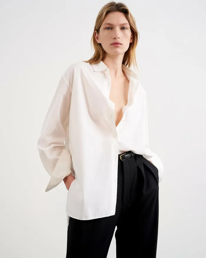 Nili Lotan YORKE SHIRT White Women Tops