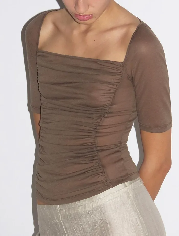 No 1915 Pixy Brown Women Paloma Wool Tops