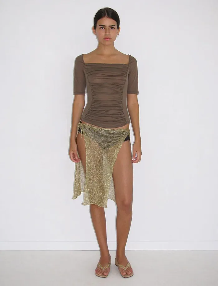 No 1915 Pixy Brown Women Paloma Wool Tops