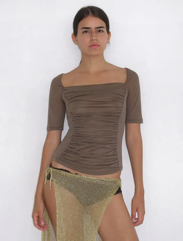 No 1915 Pixy Brown Women Paloma Wool Tops