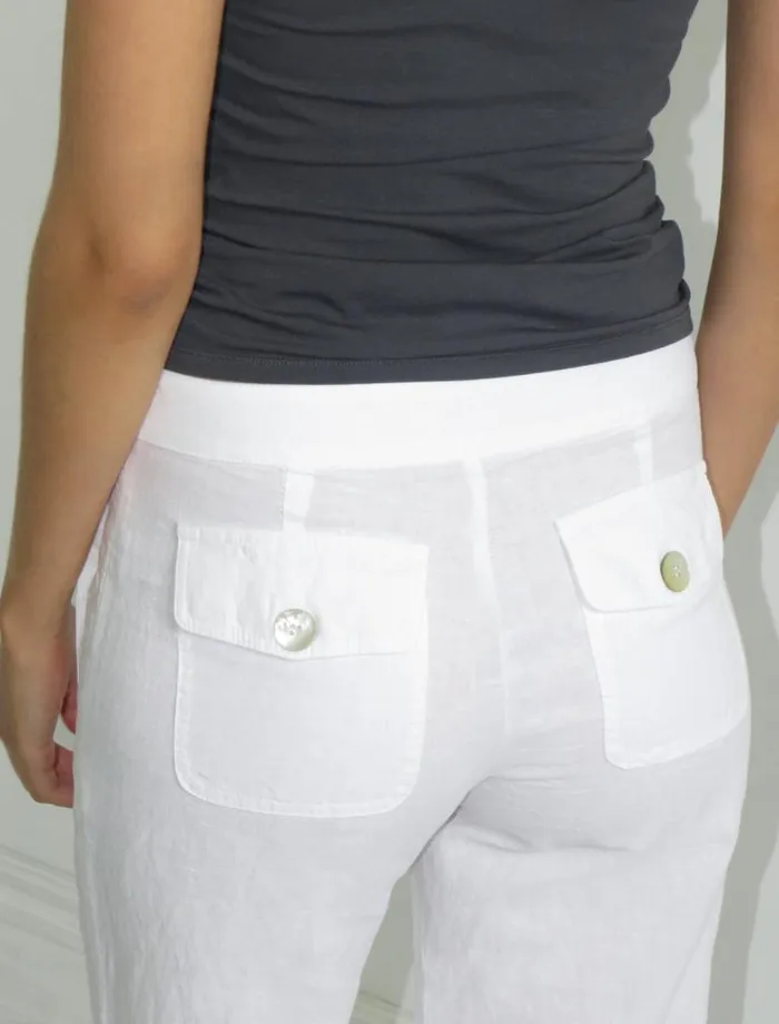No 2098 Alva White Women Paloma Wool Bottoms