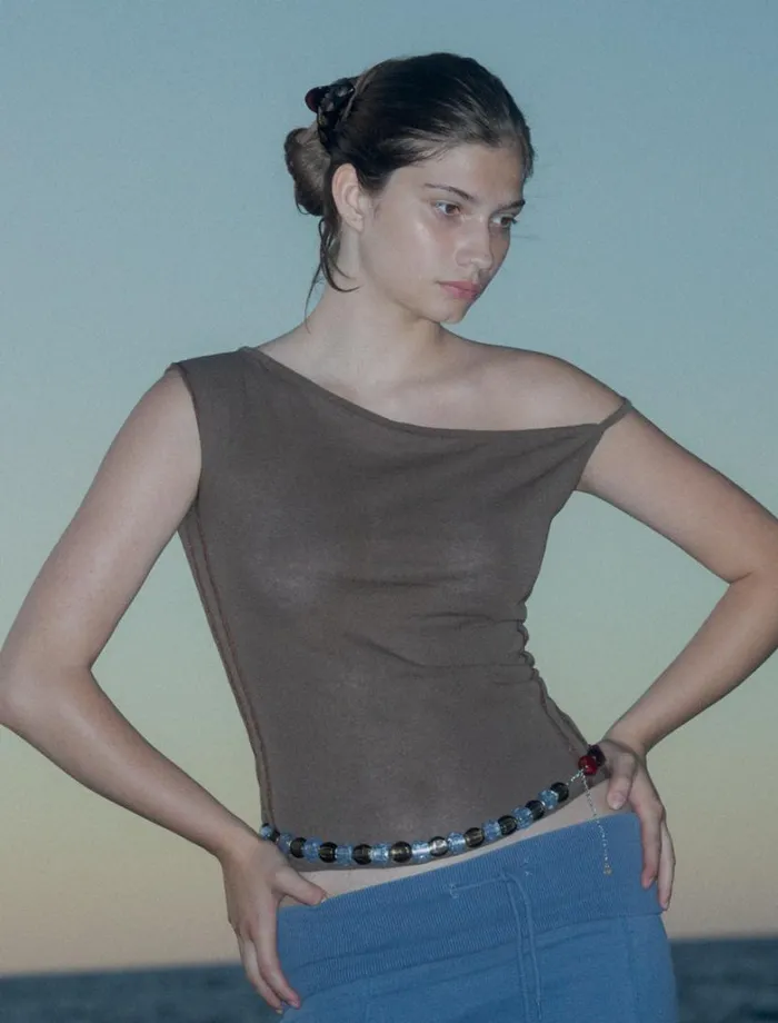 No 2129 Dijon Taupe Women Paloma Wool Tops