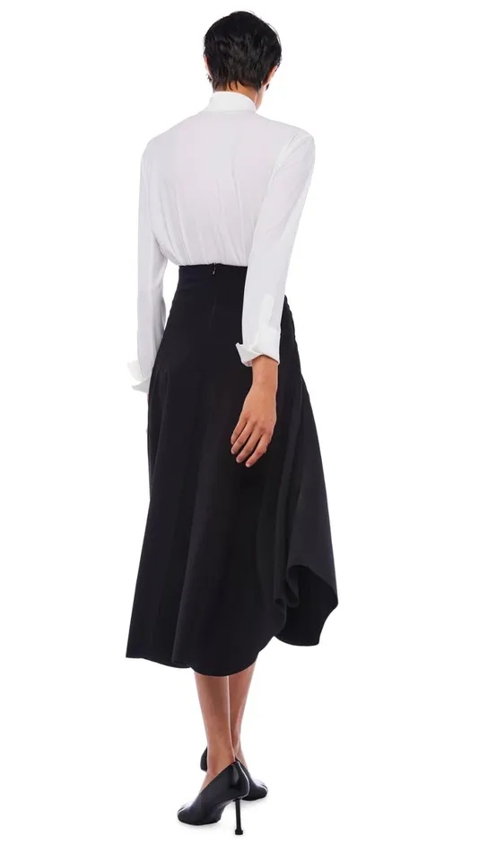 Norma Kamali Bottoms GRACE SKIRT Black 8211 Clothing