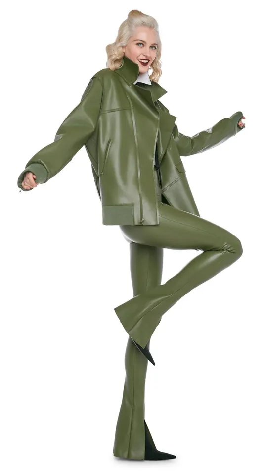 Norma Kamali Bottoms SPAT LEGGING Military 8211 Clothing