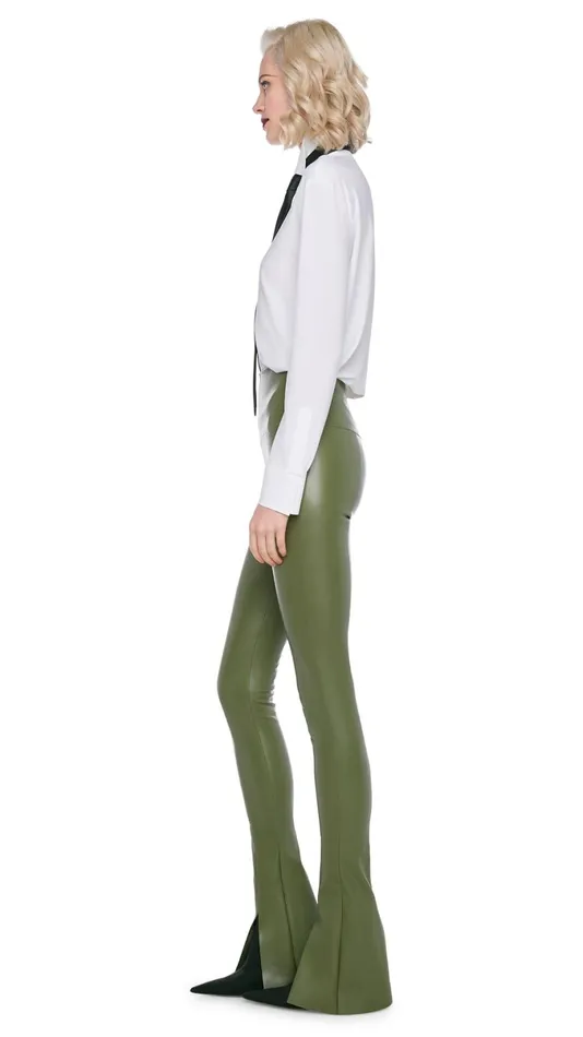 Norma Kamali Bottoms SPAT LEGGING Military 8211 Clothing