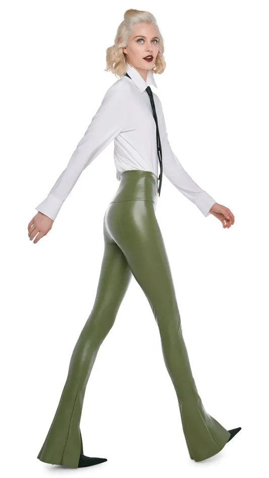 Norma Kamali Bottoms SPAT LEGGING Military 8211 Clothing