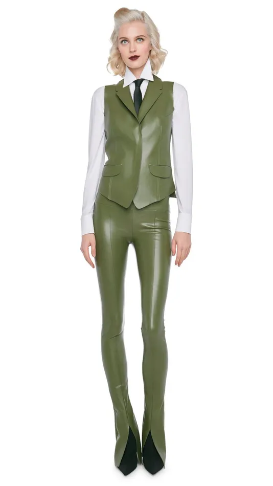 Norma Kamali Bottoms SPAT LEGGING Military 8211 Clothing