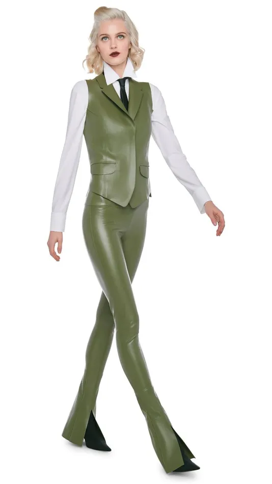 Norma Kamali Bottoms SPAT LEGGING Military 8211 Clothing