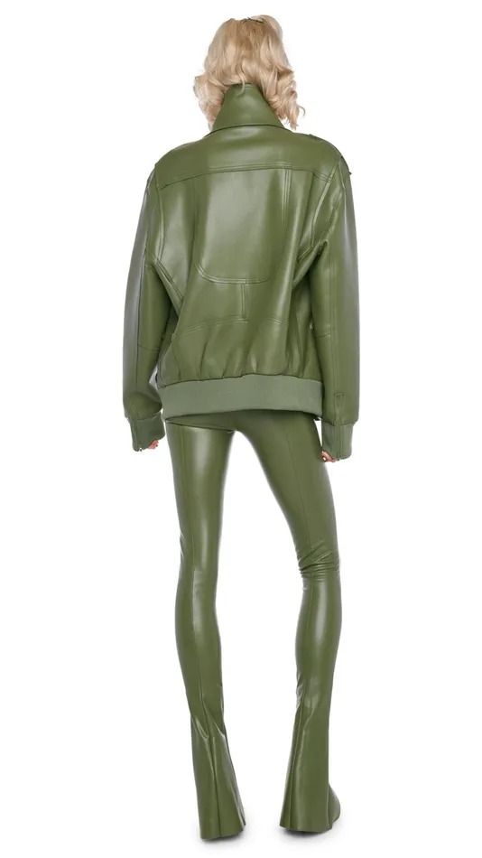 Norma Kamali Bottoms SPAT LEGGING Military 8211 Clothing