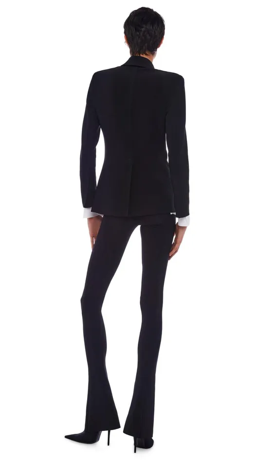 Norma Kamali Jackets CLASSIC SINGLE BREASTED JACKET Black 8211 Clothing