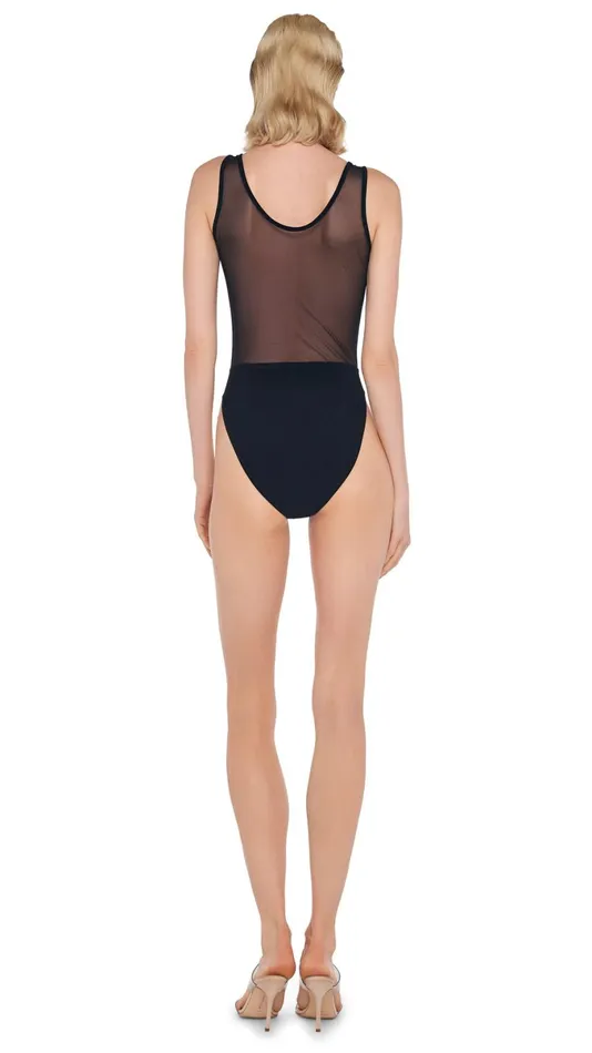 Norma Kamali Tops DASH DASH MIO Blackblack Mesh 8211 Clothing