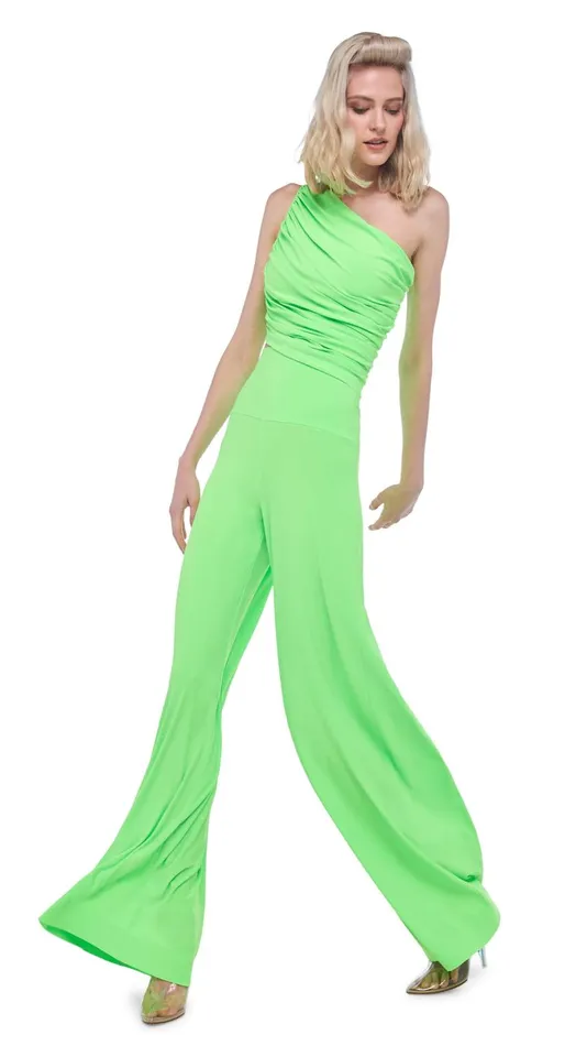 Norma Kamali Tops DIANA BRA Neon Green 8211 Clothing