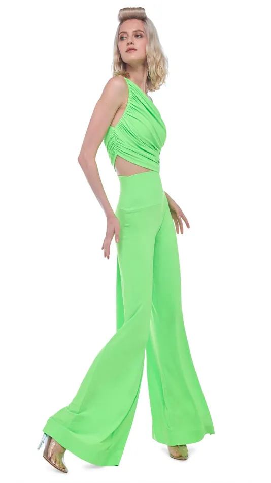 Norma Kamali Tops DIANA BRA Neon Green 8211 Clothing