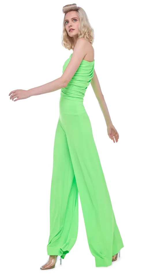Norma Kamali Tops DIANA BRA Neon Green 8211 Clothing