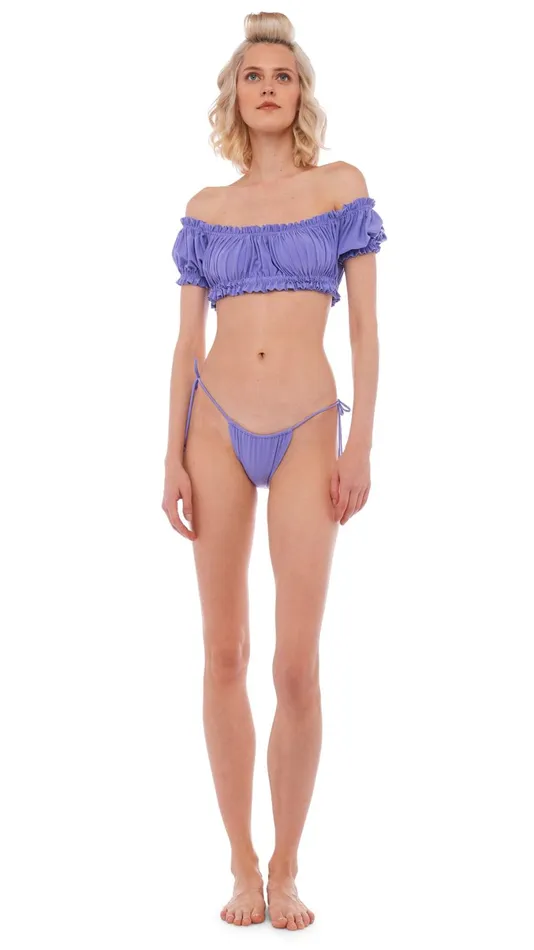 Norma Kamali Tops JOSE TOP Lilac 8211 Clothing