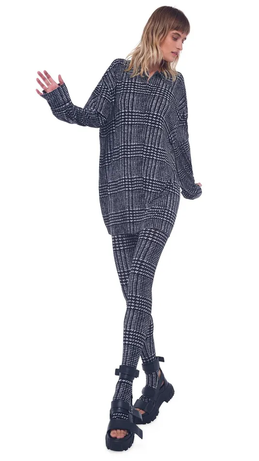 Norma Kamali Tops OVERSIZED BF NK SHIRT Large Glenn Plaid Tweed 8211 Clothing Norma Kamali Tops OVERSIZED BF NK SHIRT Large Glenn Plaid Tweed 8211 Clothing
