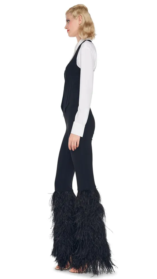 Norma Kamali Tops SIMPLE VEST Black 8211 Clothing