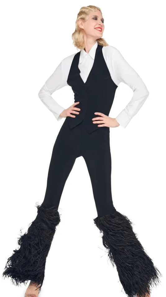 Norma Kamali Tops SIMPLE VEST Black 8211 Clothing