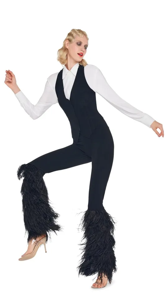 Norma Kamali Tops SIMPLE VEST Black 8211 Clothing