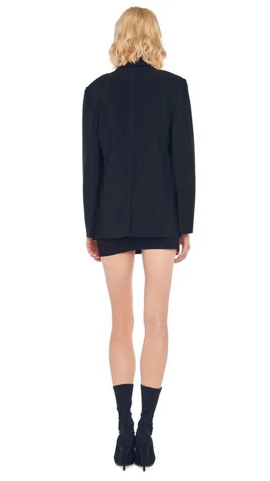 Norma Kamali Wardrobe SLEEVELESS PICKLEBALL MINI DRESS With EASY FIT SINGLE BREASTED JACKET 8211 Clothing