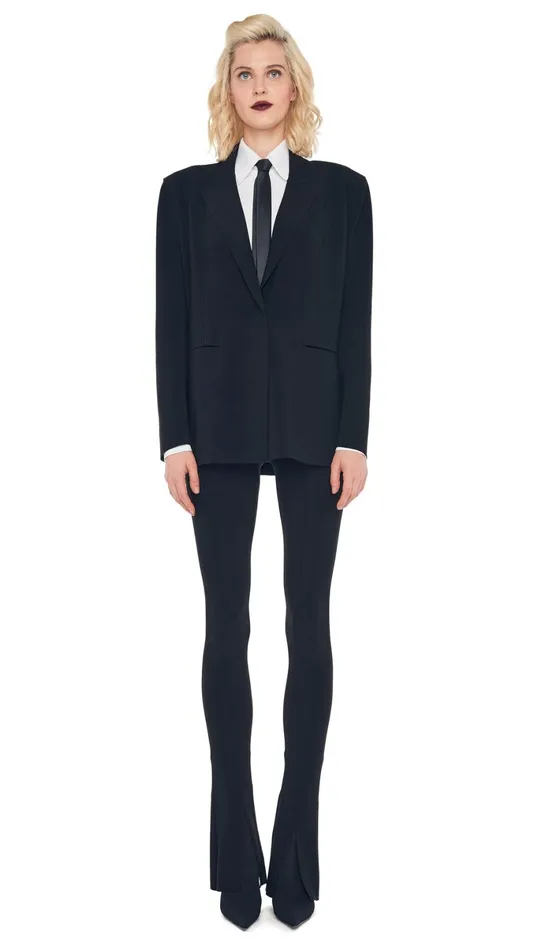 Norma Kamali Wardrobe SPAT LEGGING With EASY FIT SINGLE BREASTED JACKET 8211 Clothing Norma Kamali Wardrobe SPAT LEGGING With EASY FIT SINGLE BREASTED JACKET 8211 Clothing