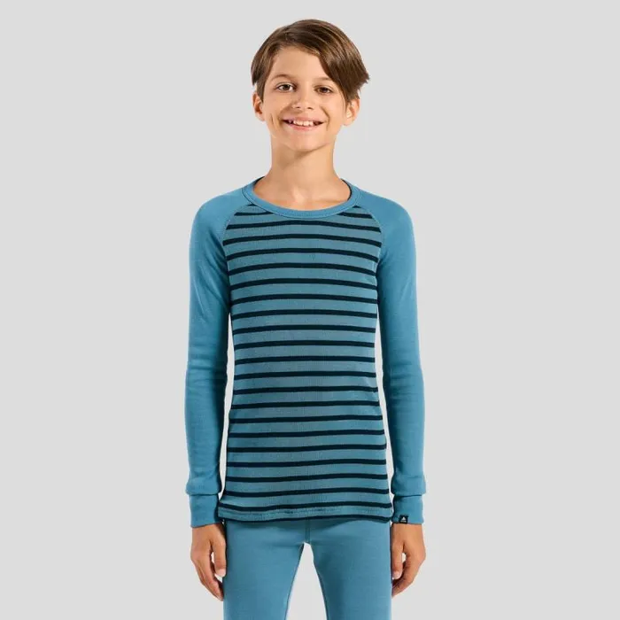 Odlo Base Layers The Active Warm 039 Stripes Base Layer Top Provincial Blue 8211 Dark Sapphire 8211 Kids Odlo Base Layers The Active Warm 039 Stripes Base Layer Top Provincial Blue 8211 Dark Sapphire 8211 Kids