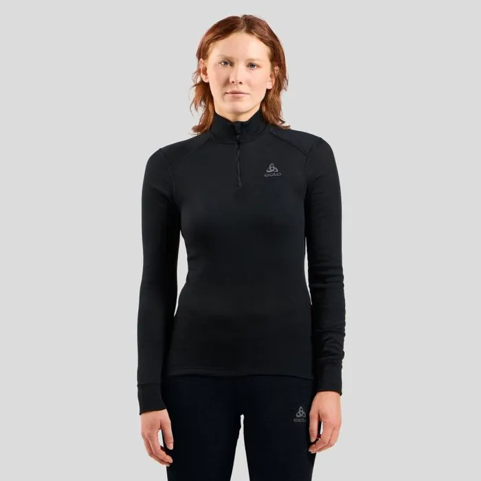 Odlo Base Layers The Active Warm Base Layer HalfZip Black 8211 Women