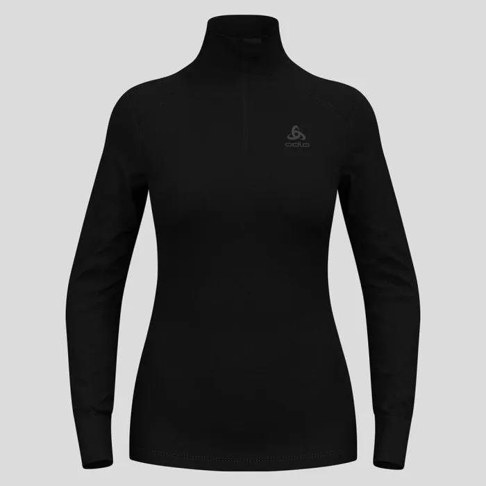 Odlo Base Layers The Active Warm Base Layer HalfZip Black 8211 Women