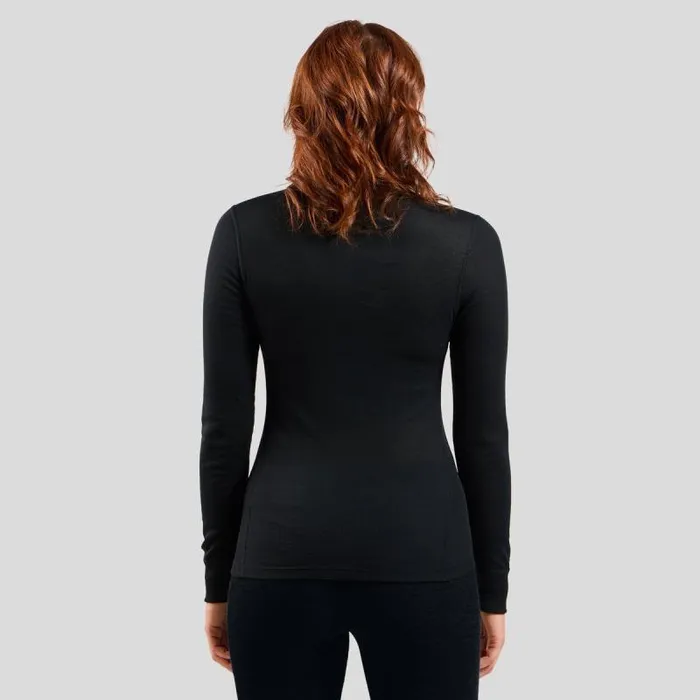 Odlo Base Layers The Active Warm Base Layer HalfZip Black 8211 Women