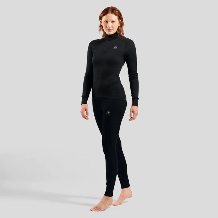 Odlo Base Layers The Active Warm Base Layer HalfZip Black 8211 Women