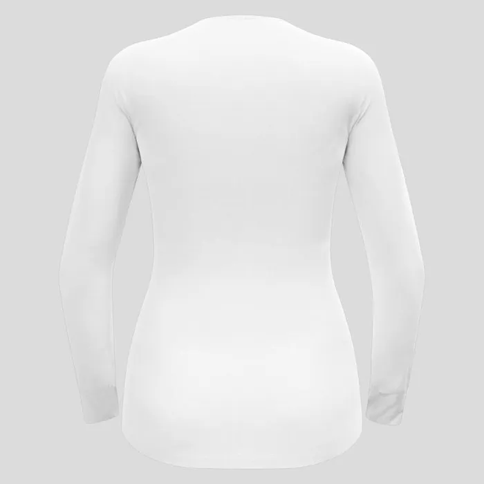 Odlo Base Layers The Active Warm Base Layer Top White 8211 Women