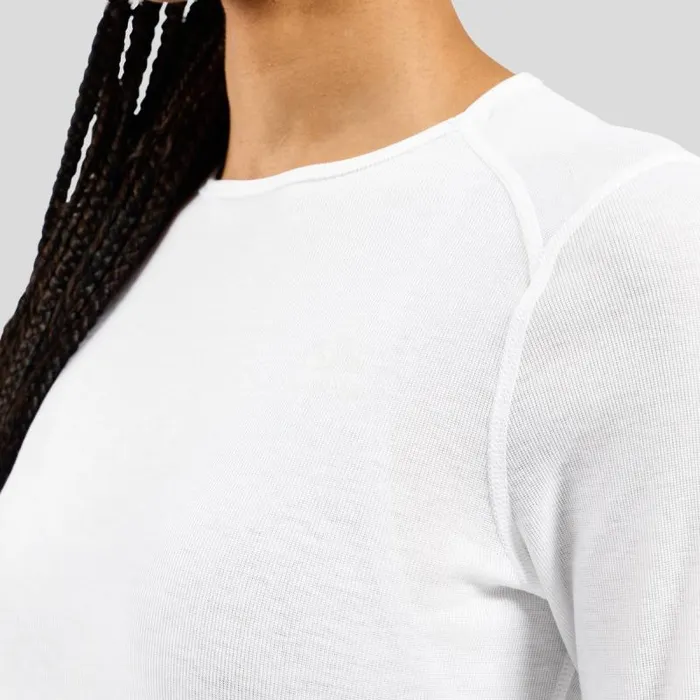 Odlo Base Layers The Active Warm Base Layer Top White 8211 Women