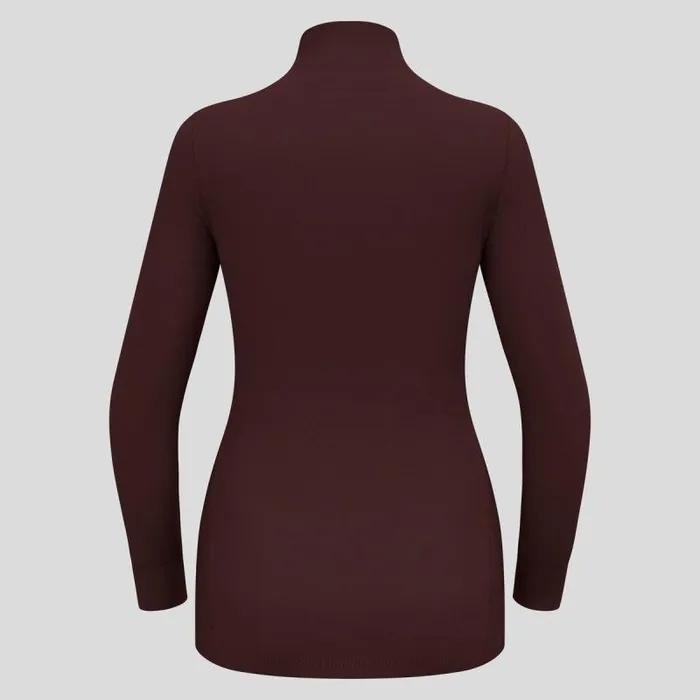 Odlo Base Layers The Active Warm Base Layer Turtleneck Fudge 8211 Women