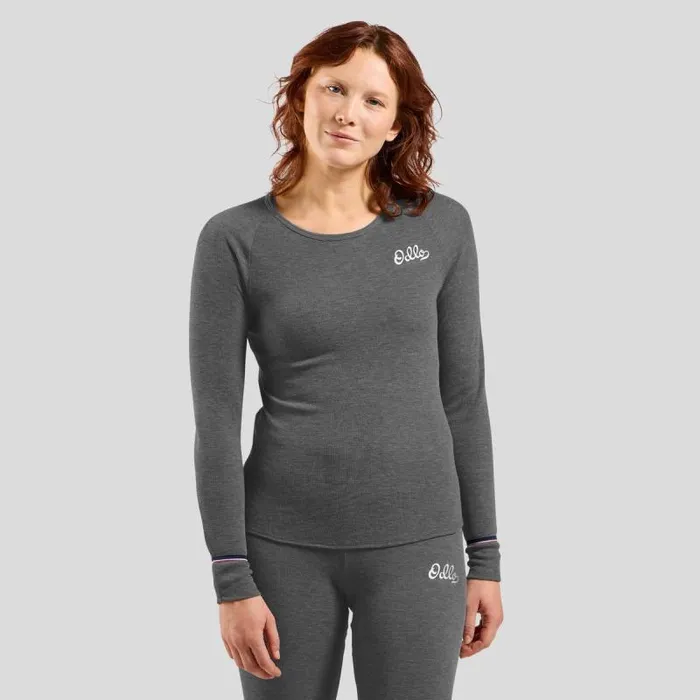 Odlo Base Layers The Active Warm Originals Base Layer Top Odlo Steel Grey Melange 8211 Women Odlo Base Layers The Active Warm Originals Base Layer Top Odlo Steel Grey Melange 8211 Women
