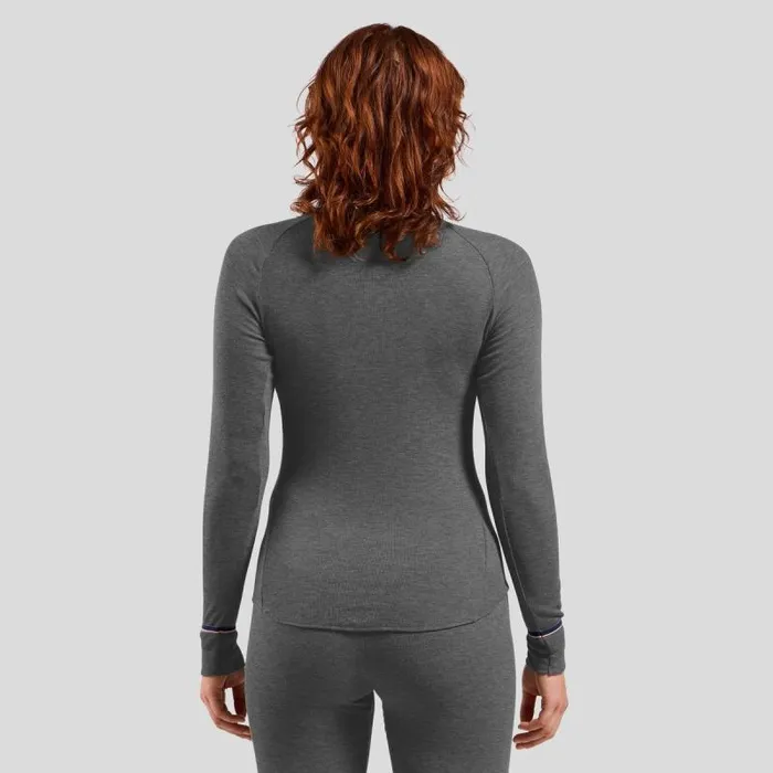 Odlo Base Layers The Active Warm Originals Base Layer Top Odlo Steel Grey Melange 8211 Women