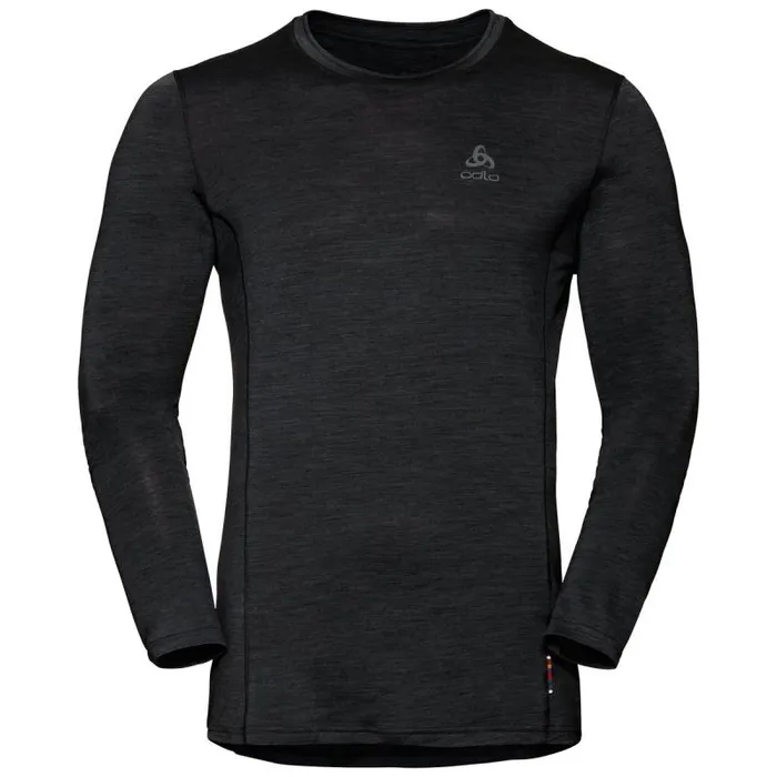 Odlo Base Layers The Performance Wool Light Long Sleeve Base Layer Top Black 8211 Men