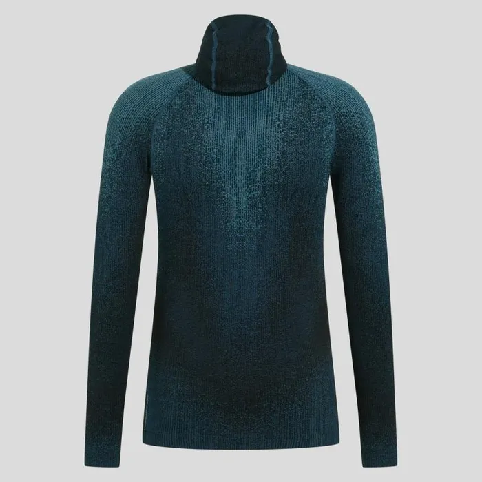 Odlo Base Layers The Pow Blackcomb Base Layer With Facemask Provincial Blue 8211 Men