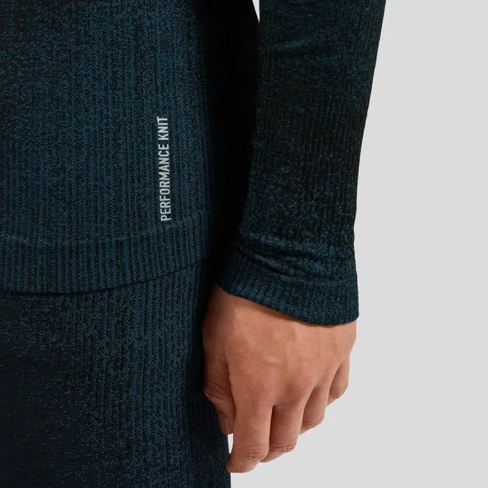 Odlo Base Layers The Pow Blackcomb Base Layer With Facemask Provincial Blue 8211 Men