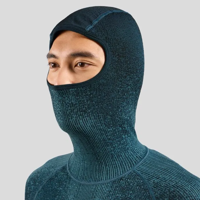 Odlo Base Layers The Pow Blackcomb Base Layer With Facemask Provincial Blue 8211 Men
