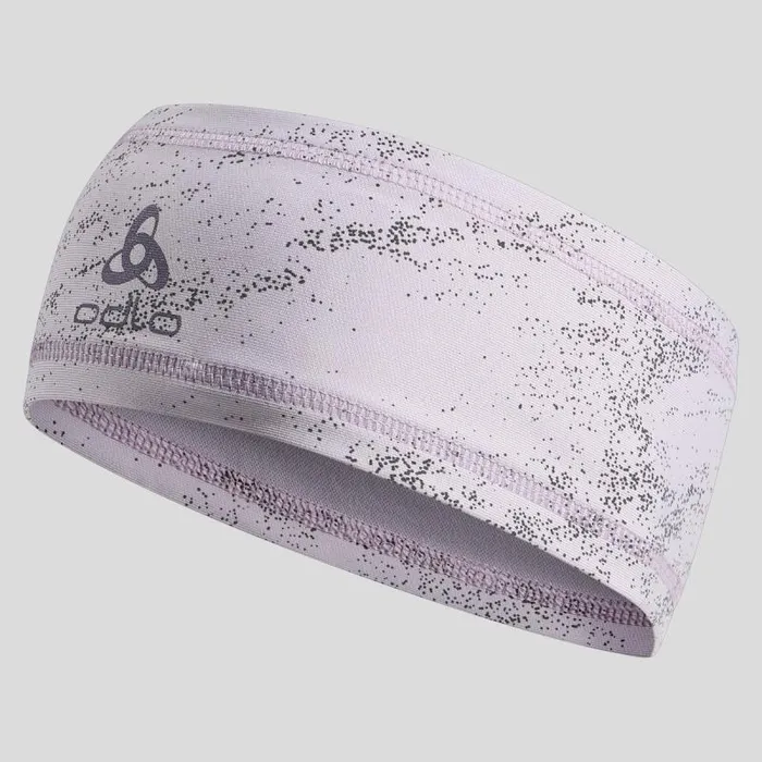 Odlo Headwear and Gloves The Polyknit Warm Reflective Headband Misty Lilac 8211 WomenMen Odlo Headwear and Gloves The Polyknit Warm Reflective Headband Misty Lilac 8211 WomenMen