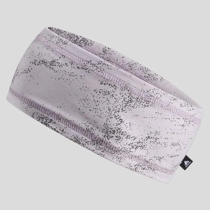 Odlo Headwear and Gloves The Polyknit Warm Reflective Headband Misty Lilac 8211 WomenMen