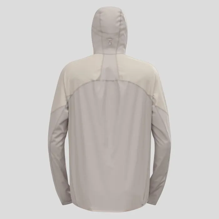 Odlo Jackets and Vests The Dual Dry Performance Knit Waterproof Insulated Running Jacket Silver Cloud 8211 Men