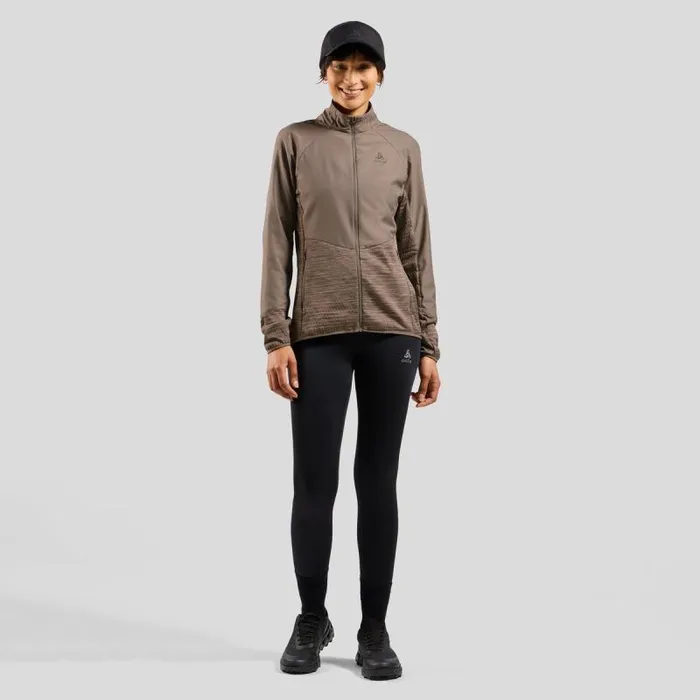 Odlo Jackets and Vests The Run Easy Warm Hybrid Jacket Cinder 8211 Women