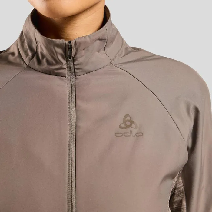 Odlo Jackets and Vests The Run Easy Warm Hybrid Jacket Cinder 8211 Women