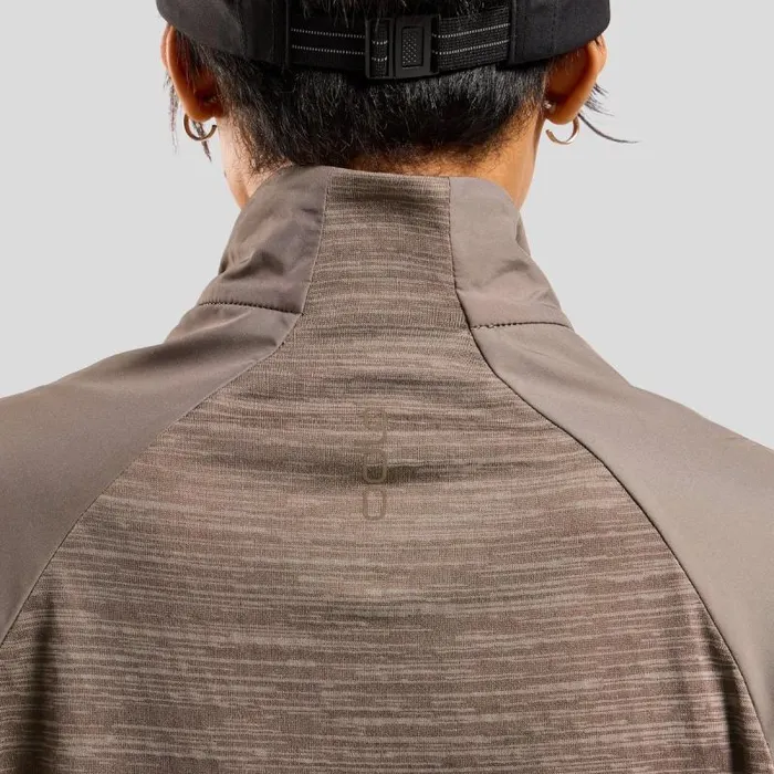 Odlo Jackets and Vests The Run Easy Warm Hybrid Jacket Cinder 8211 Women