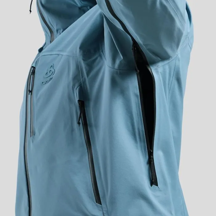 Odlo Jackets and Vests The XAlp 3l Hardshell Ski Jacket Provincial Blue 8211 Men