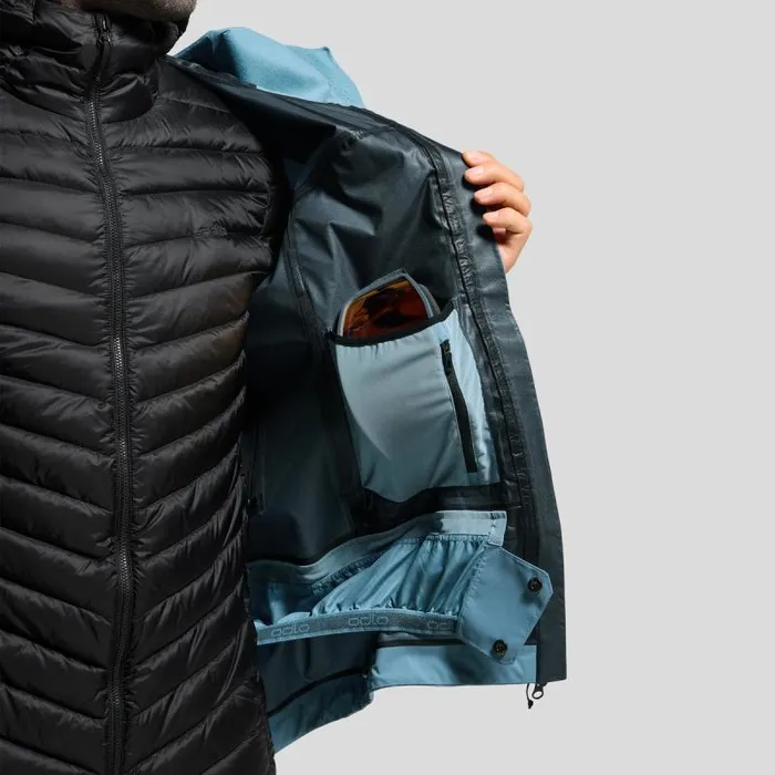 Odlo Jackets and Vests The XAlp 3l Hardshell Ski Jacket Provincial Blue 8211 Men